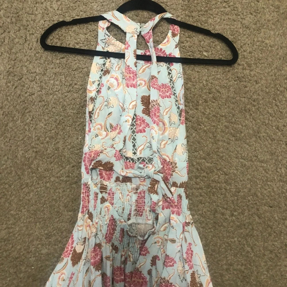 Jaase brand maxi dress, likely in a bohemian floral print such as the 'Alohi' pr - Picture 8 of 11